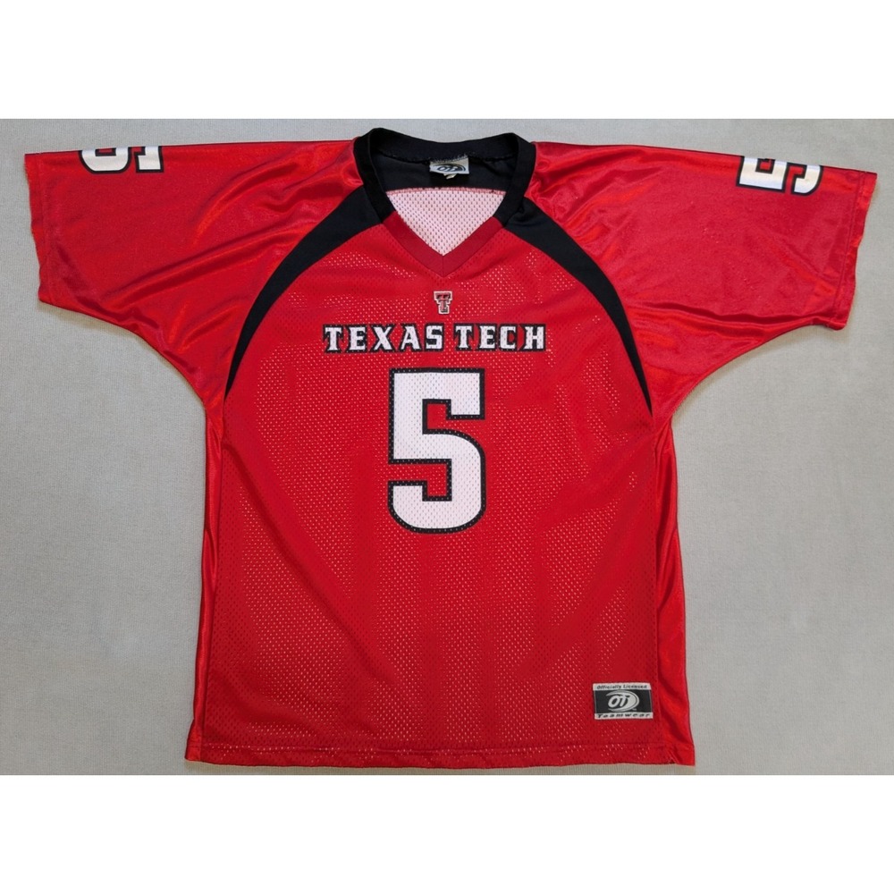 Texas Tech Red Raiders Jersey Mens Medium Red Patrick Mahomes Football Mesh